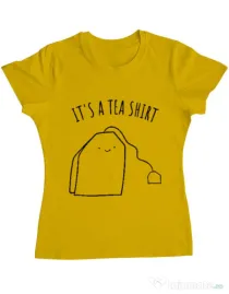 Tricou ADLER dama Tea shirt Galben