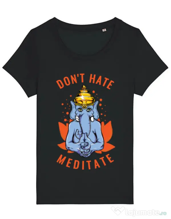 Tricou STANLEY STELLA dama Don’t hate Negru