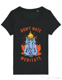 Tricou STANLEY STELLA dama Don’t hate Negru