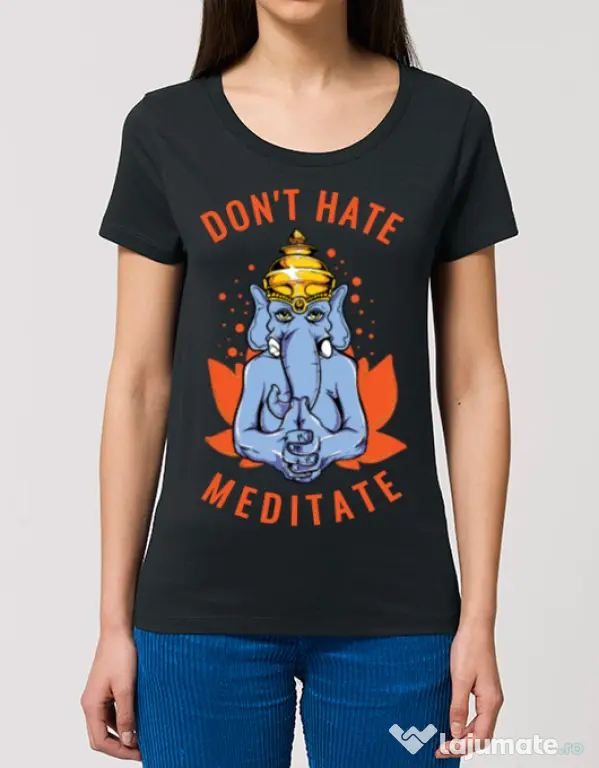 Tricou STANLEY STELLA dama Don’t hate Negru