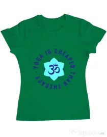 Tricou ADLER dama Yoga is cheaper Verde mediu