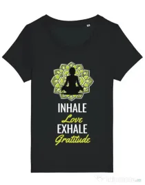 Tricou STANLEY STELLA dama Inhale love Negru