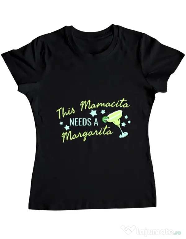 Tricou ADLER dama Mamacita Negru