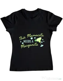 Tricou ADLER dama Mamacita Negru