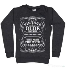 Bluza ADLER dama Vintage dude Negru melanj