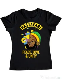 Tricou ADLER dama Rastafari Negru