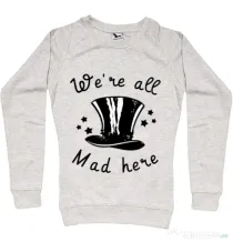 Bluza ADLER dama We’re all mad here Migdala melanj