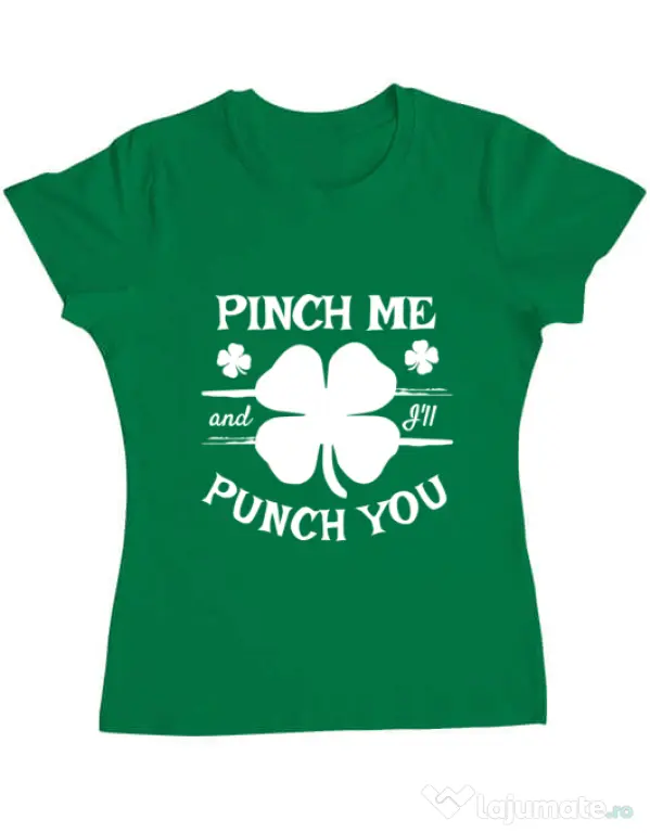 Tricou ADLER dama Pinch me Verde mediu