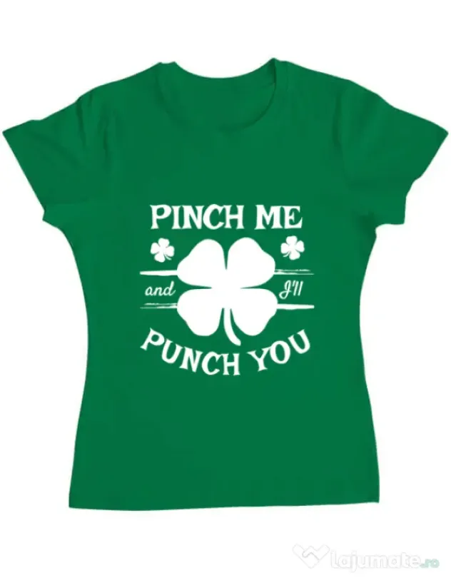 Tricou ADLER dama Pinch me Verde mediu