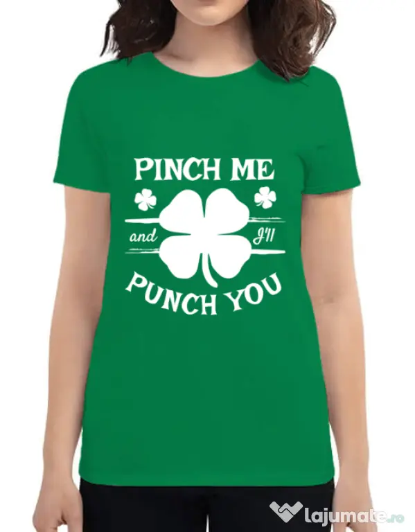 Tricou ADLER dama Pinch me Verde mediu