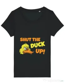 Tricou STANLEY STELLA dama Shut the duck up Negru