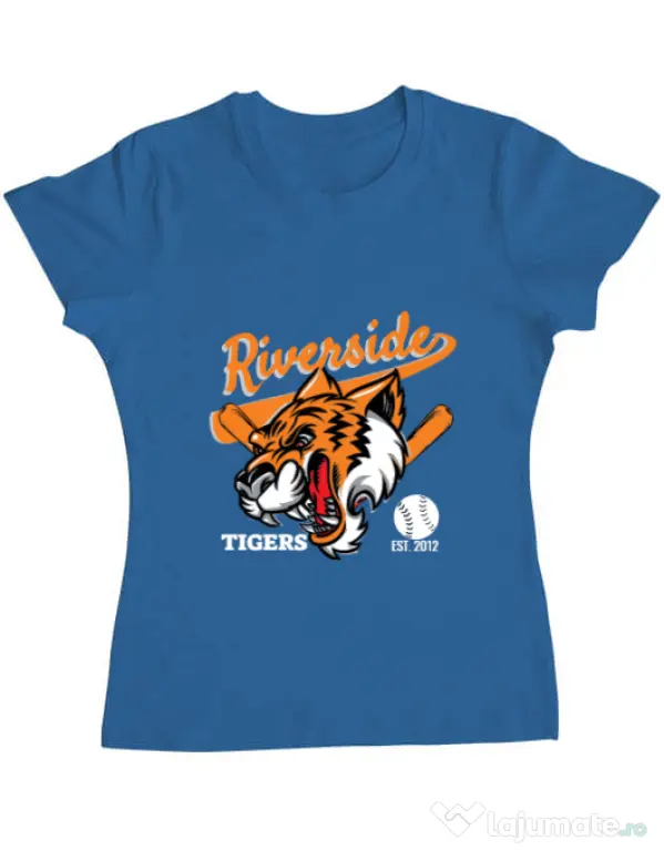 Tricou ADLER dama Tigers team Albastru azuriu