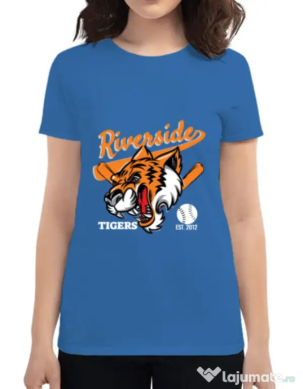 Tricou ADLER dama Tigers team Albastru azuriu