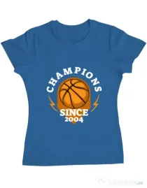 Tricou ADLER dama Champions Albastru azuriu