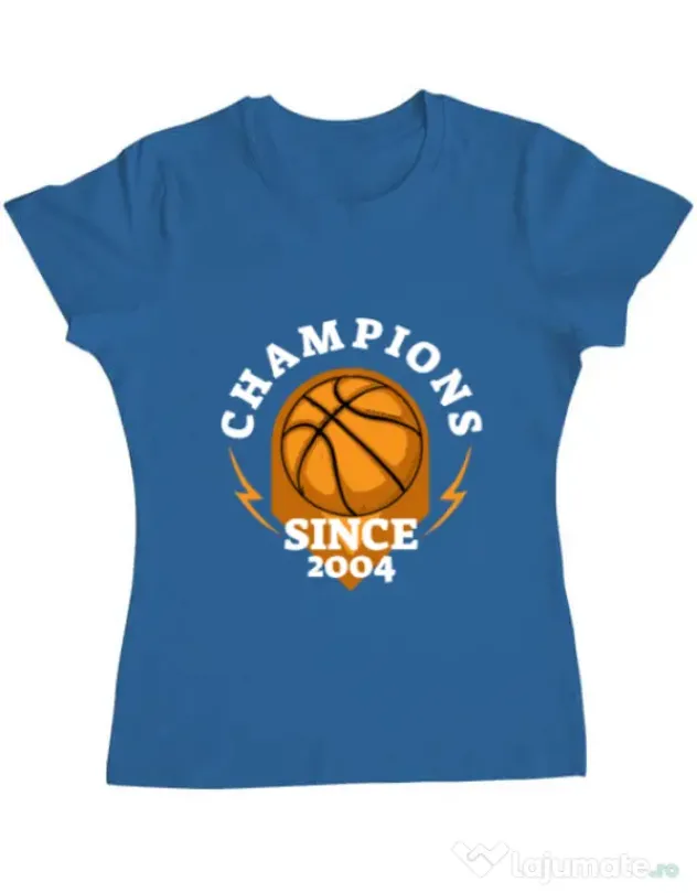Tricou ADLER dama Champions Albastru azuriu