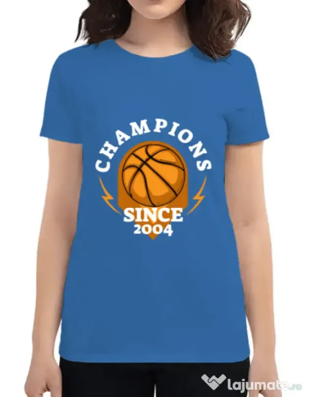 Tricou ADLER dama Champions Albastru azuriu