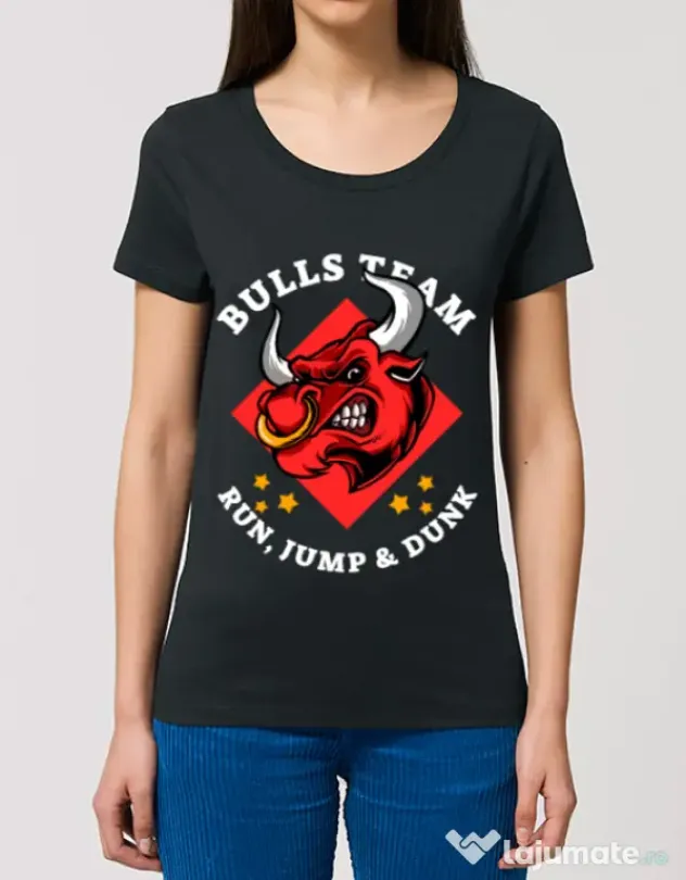 Tricou STANLEY STELLA dama Run jump & dunk Negru