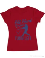 Tricou ADLER dama Hit hard Rosu