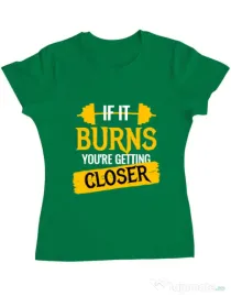 Tricou ADLER dama Getting closer Verde mediu