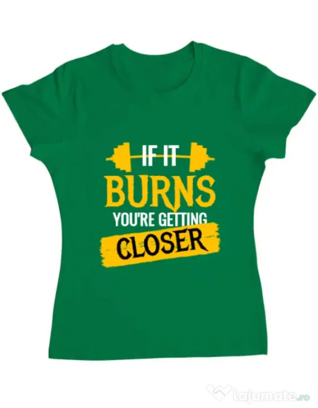 Tricou ADLER dama Getting closer Verde mediu