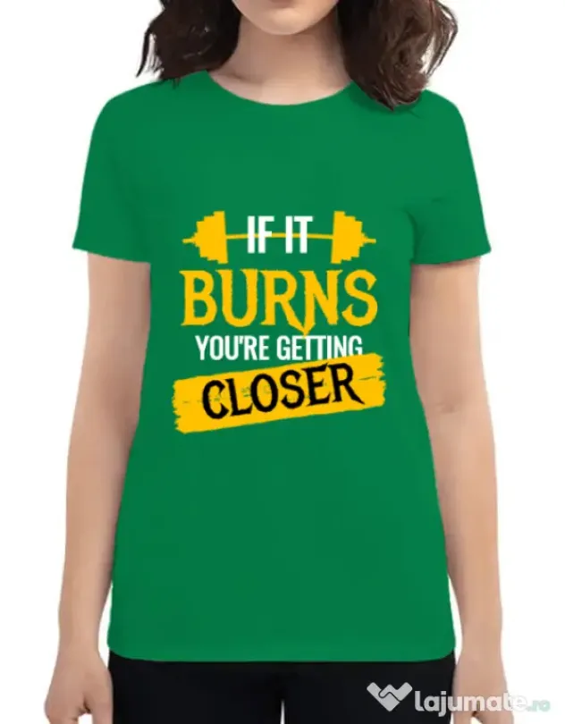 Tricou ADLER dama Getting closer Verde mediu