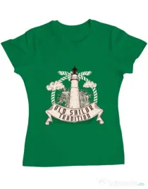 Tricou ADLER dama Tradition Verde mediu