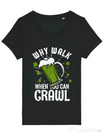 Tricou STANLEY STELLA dama Why walk Negru