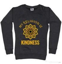 Bluza ADLER dama Kindness Negru melanj