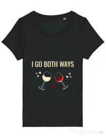 Tricou STANLEY STELLA dama I go both ways Negru
