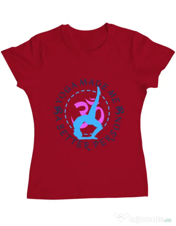 Tricou ADLER dama A better person Rosu