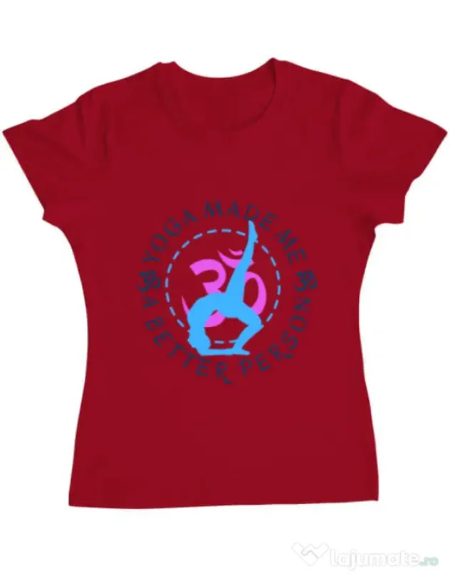 Tricou ADLER dama A better person Rosu