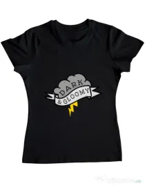 Tricou ADLER dama Dark and gloomy Negru