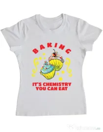 Tricou ADLER dama Baking Alb