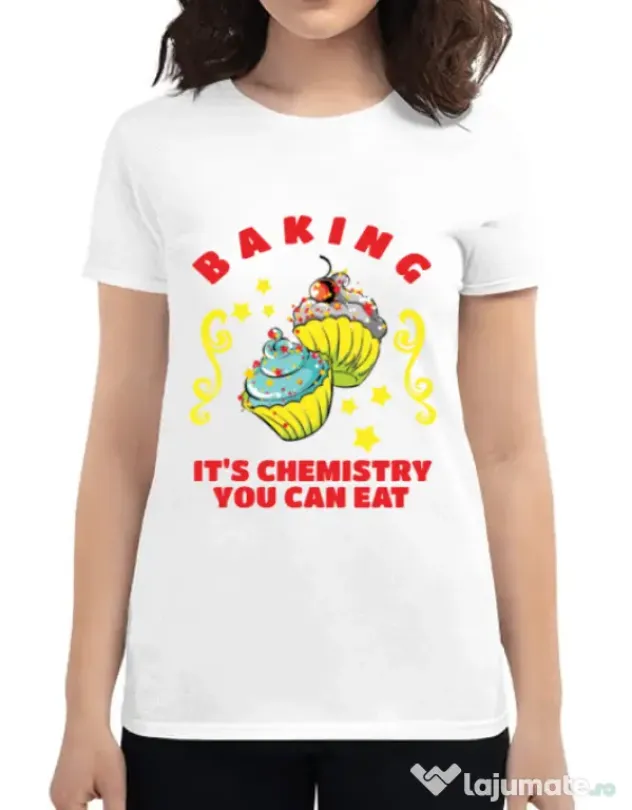 Tricou ADLER dama Baking Alb
