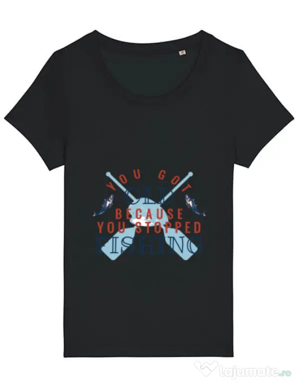 Tricou STANLEY STELLA dama You stopped fishing Negru