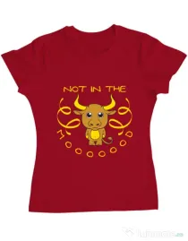 Tricou ADLER dama Not in the mood Rosu
