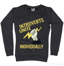 Bluza ADLER dama Introverts unite Negru melanj