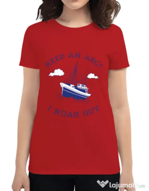 Tricou ADLER dama Need an arc? Rosu