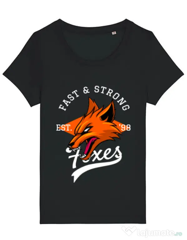 Tricou STANLEY STELLA dama Fast and strong Negru
