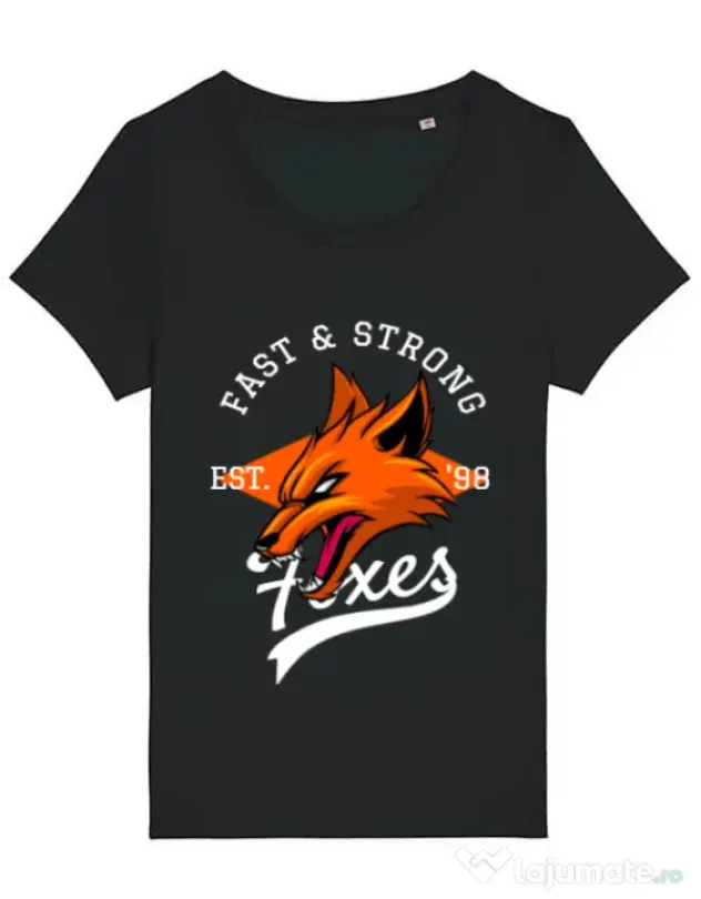 Tricou STANLEY STELLA dama Fast and strong Negru