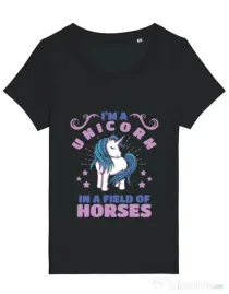 Tricou STANLEY STELLA dama Just a unicorn Negru