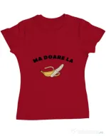 Tricou ADLER dama Ma doare Rosu