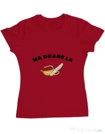 Tricou ADLER dama Ma doare Rosu