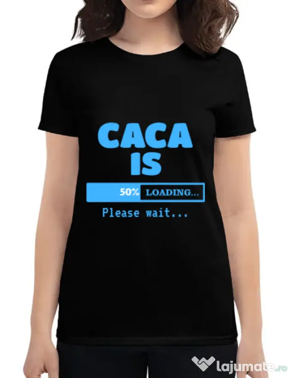Tricou ADLER dama Caca is loading Negru