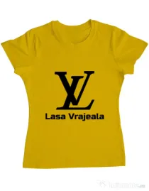 Tricou ADLER dama Lasa vrajeala Galben