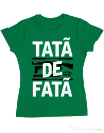Tricou ADLER dama Tata de fata Verde mediu