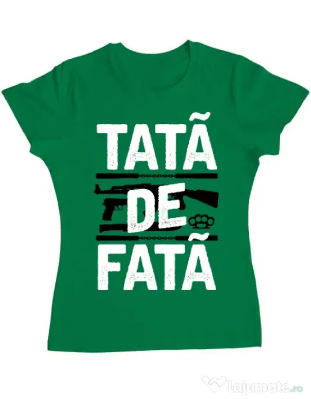 Tricou ADLER dama Tata de fata Verde mediu