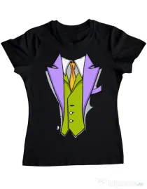 Tricou ADLER dama Gentleman suit Negru