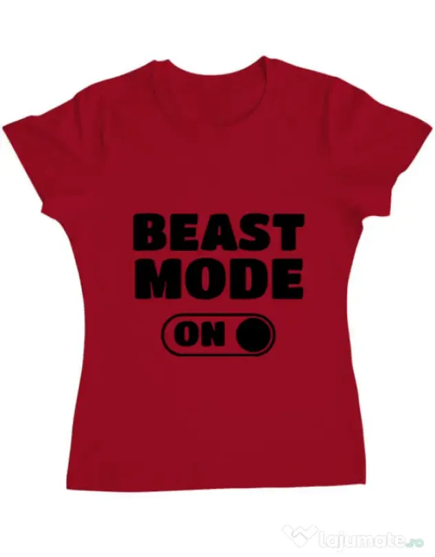 Tricou ADLER dama Beast mode Rosu