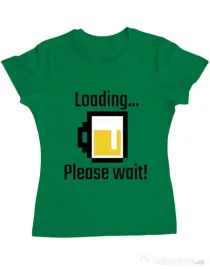 Tricou ADLER dama Beer loading Verde mediu